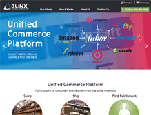 Tablet Screenshot of 3linx.com